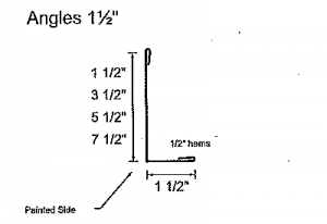 Angles 1 1/2 inch
