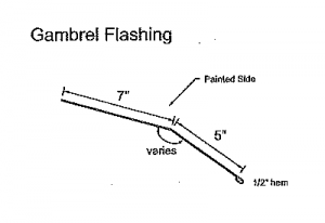 gambrel flashing